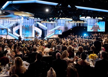 2012 Golden Globes Beverly Hilton Ballroom HFPA