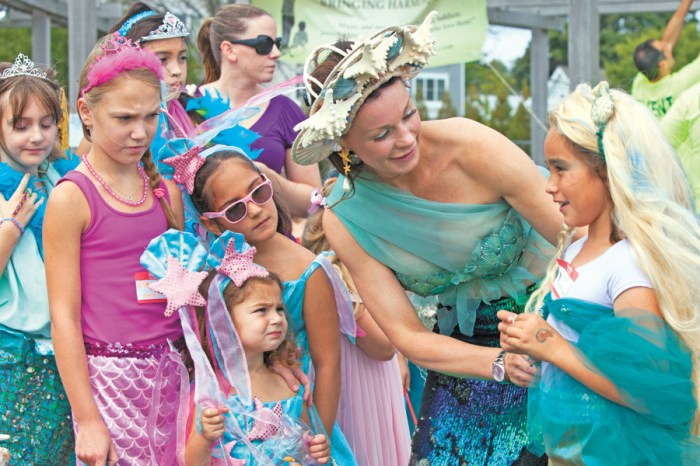 Merfolk compete at Greenport’s 2013 Maritime Festival,