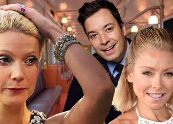 Gwyneth Paltrow, Jimmy Fallon and Kelly Ripa rode the Hamptons Subway this week