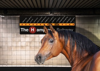 A polo pony was lost on the Hamptons Subway this week