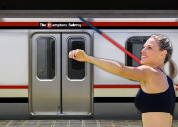 Hamptons Subway Javelin competition