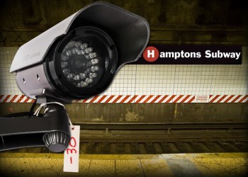 Hamptons Subway is selling their old surveillance cameras