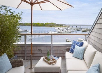 Sag Harbor's Harbor's Edge terrace residence