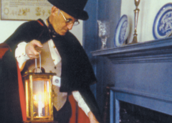 The East Hampton Town Crier, Hugh King, photo courtesy of Hugh King