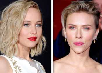 Jennifer Lawrence and Scarlett Johansson