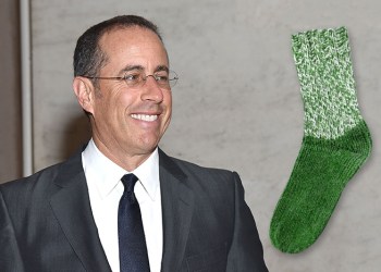 Jerry Seinfeld celebrates the recent Hamptons Subway commissioner election