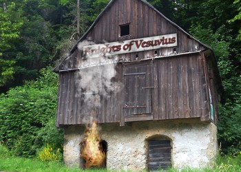 The Knights of Vesuvius had a basement fire