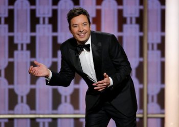 Jimmy Fallon, Host, at the 74th Annual Golden Globe Awards held at the Beverly Hilton Hotel on January 8, 2017. Photo: Paul Drinkwater/NBC