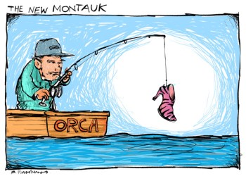 New Montauk cartoon by Mickey Paraskevas