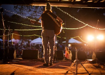 Sarah Aument performs at Plant & Sing