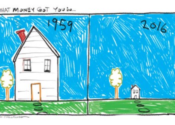 Price of homes cartoon by Mickey Paraskevas