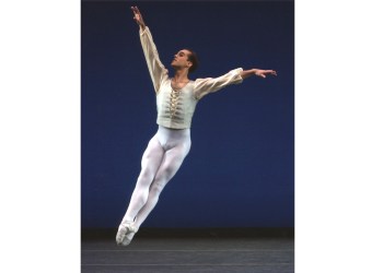 New York City Ballet principal male dancer Jared Angle. Choreography by George Balanchine © The George Balanchine Trust. Photo credit: © Paul Kolnik