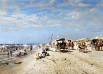 East Hampton Beach by Edward Lamson Henry (1841–1919)