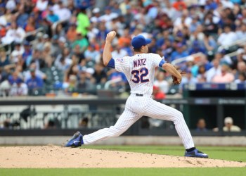 Steven Matz on the mound