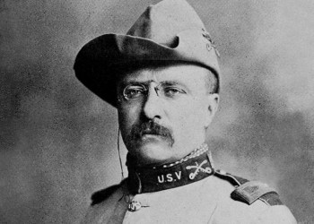 Teddy Roosevelt in military garb