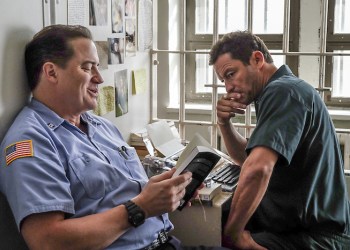 Brendan Fraser and Dominic West in The Affair.