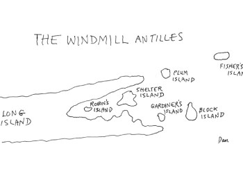 The Windmill Antilles cartoon by Dan Rattiner