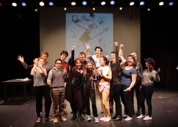 Actors and playwrights at the 2015 YAWP High School Playwrights Festival