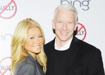 Kelly Ripa and Anderson Cooper