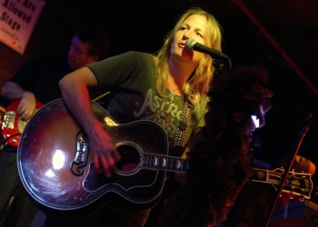 Nancy Atlas took to the stage at The Stephen Talkhouse,