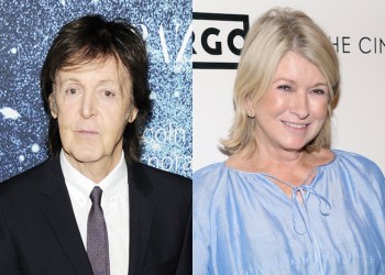 Paul McCartney and Martha Stewart