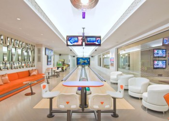 Hamptons estate Sandcastle's very own bowling alley