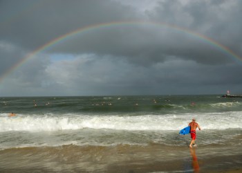 Surfing Under the Rainbow