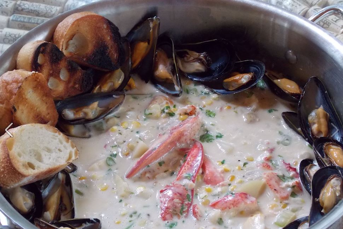 Ross’s Cedar Grilled Lobster Stew