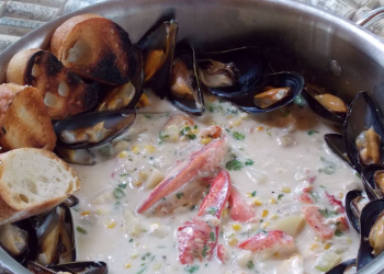 Ross’s Cedar Grilled Lobster Stew