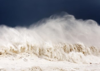 Montauk dunes held back the stormy sea