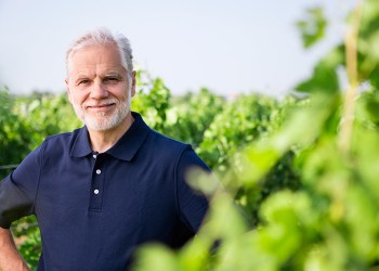 Roman Roth in the vines