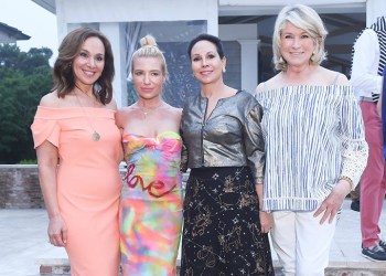 Rosanna Scotto, Tracy Anderson, Lisa Cohen, Martha Stewart at HMI School's Out 2017, Photo: Joe Schildhorn, Courtesy Anchor Communications