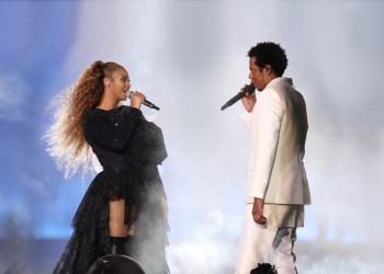 Beyoncé and Jay-Z in Givenchy for On the Run Tour II, Photo: Courtesy Givenchy/Multivu.com