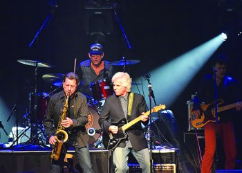 The Lords of 52nd Street rocking out, Photo: Courtesy Suffolk Theater