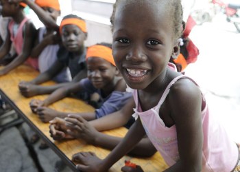 Schoolchildren in Haiti