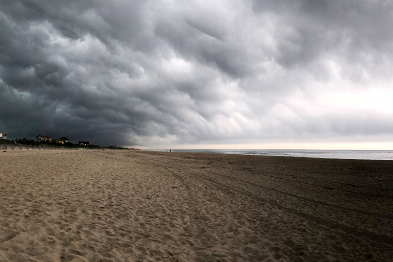 The fateful storm off Indian Wells Beach at 2:32 p.m. on Saturday, June 2