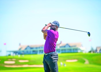 Justin Tuck at the 2018 U.S. Open, Photo: Copyright USGA/ Ben Solomon