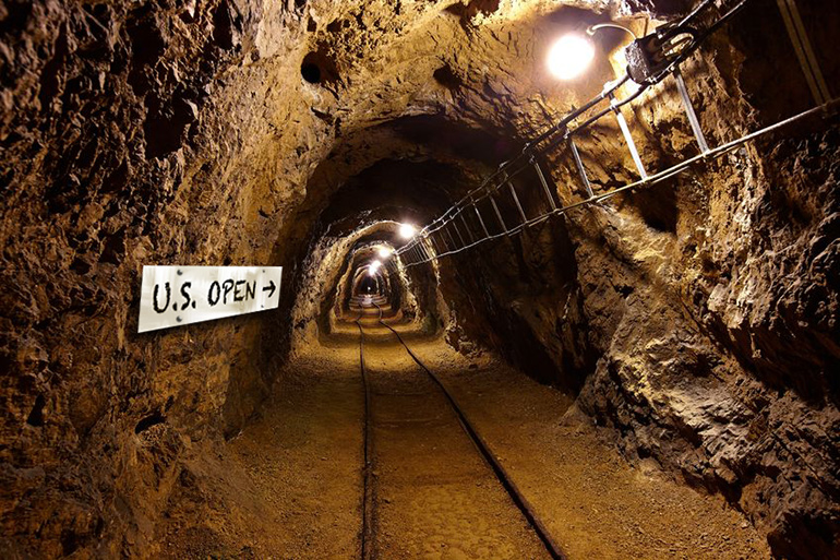 U.S. Open Hamptons Subway tunnel