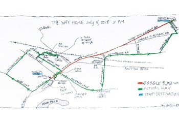 Dan's East Hampton traffic map