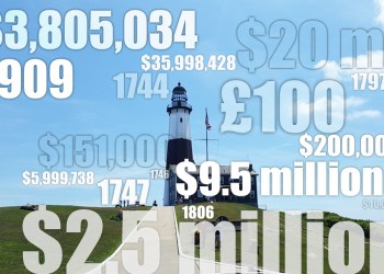 Montauk Lighthouse by the numbers