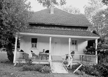 This farmhouse is now the BCCRC administration building