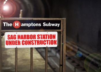 Hamptons Subway Sag Harbor Station under construction