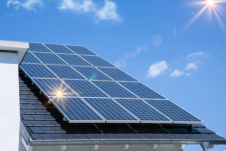 Solar panels and solar energy can save money and the environment