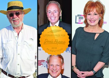 (Clockwise L-R) Dan Rattiner, Roger Rosenblatt, Joy Behar, Steve Israel, Photos: Barbara Lassen, ©PATRICKMCMULLAN.COM