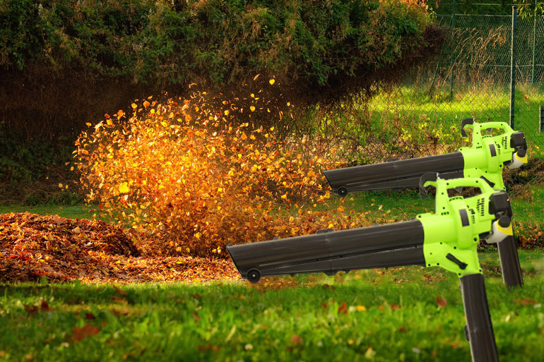 Unmanned, permanent leaf blower system in Sag Harbor