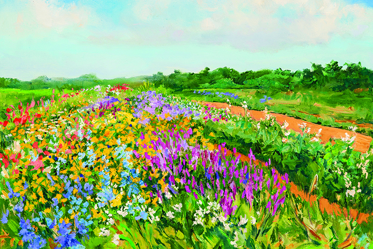 "Balsam Flower Field" by Casey Chalem Anderson