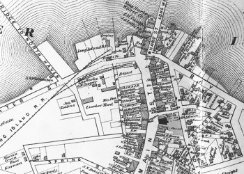 Old Sag Harbor map, circa 1880