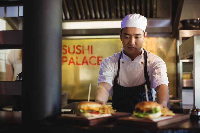 Sushi Palace serves hamburgers thanks to Emergency Hamburger Mandate in the Hamptons