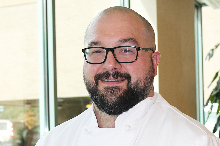 St. Charles Hospital Executive Chef Thomas Mulzoff, Photo: Courtesy St. Charles