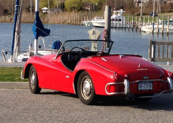 Dan Rattiner's 1959 Triumph TR-3 in Sag Harbor